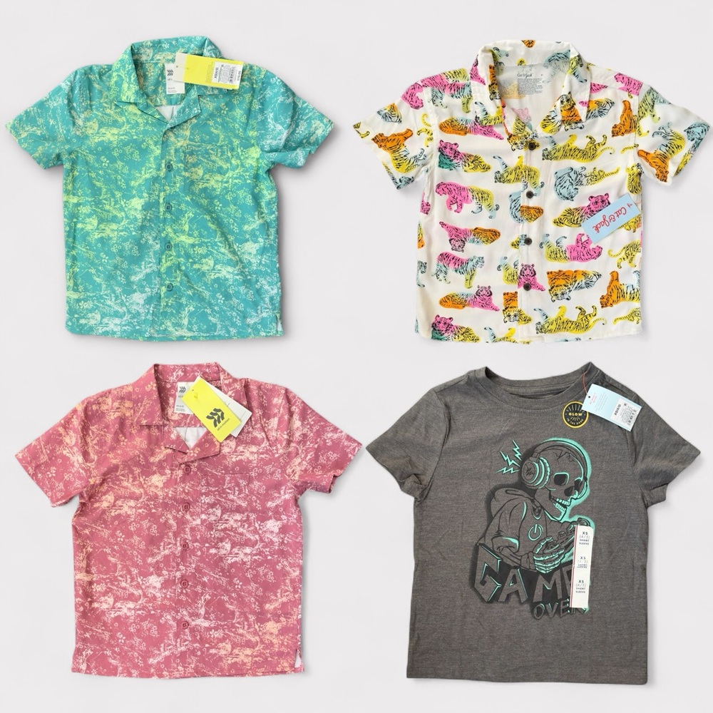 All in Motion Kids Bundle on 4 Shirts in size 4-5 years
